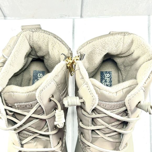 Sperry Women's Maritime Repel Snow Boots Thinsulate Waterproof Taupe Size 7.5 - Picture 6 of 16